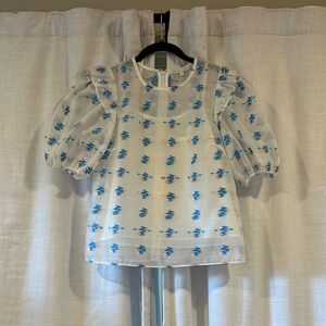 English Factory Puff Sleeve Blouse